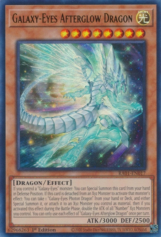 Galaxy-Eyes Afterglow Dragon (UR) (1017) (RA01) - YuGiOh Single