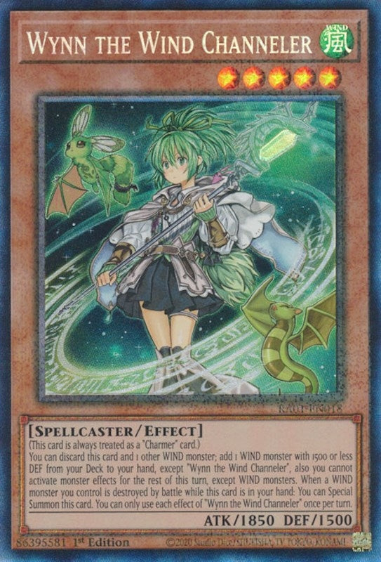 Wynn the Wind Channeler (PCR) (1018) (RA01) - YuGiOh Single
