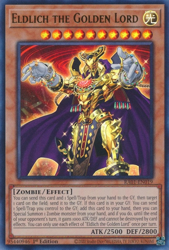 Eldlich the Golden Lord (UR) (1019) (RA01) - YuGiOh Single