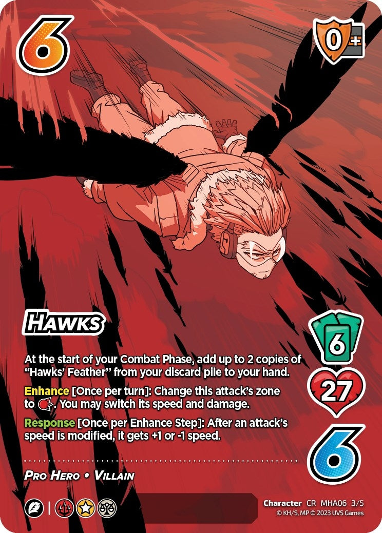 Hawks (Serial Numbered) (3) [MHA6] - UniVersus Single