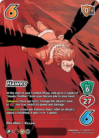 Hawks (Serial Numbered) (3) [MHA6] - UniVersus Single