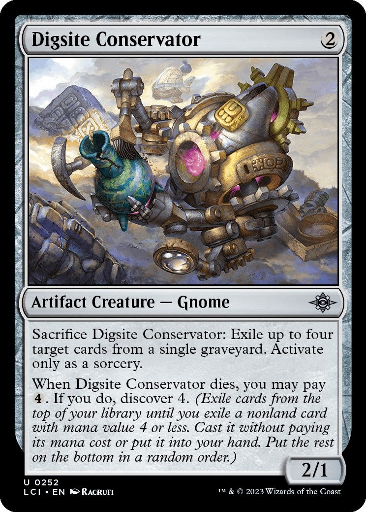 Digsite Conservator (252) [LCI] - MTG Single