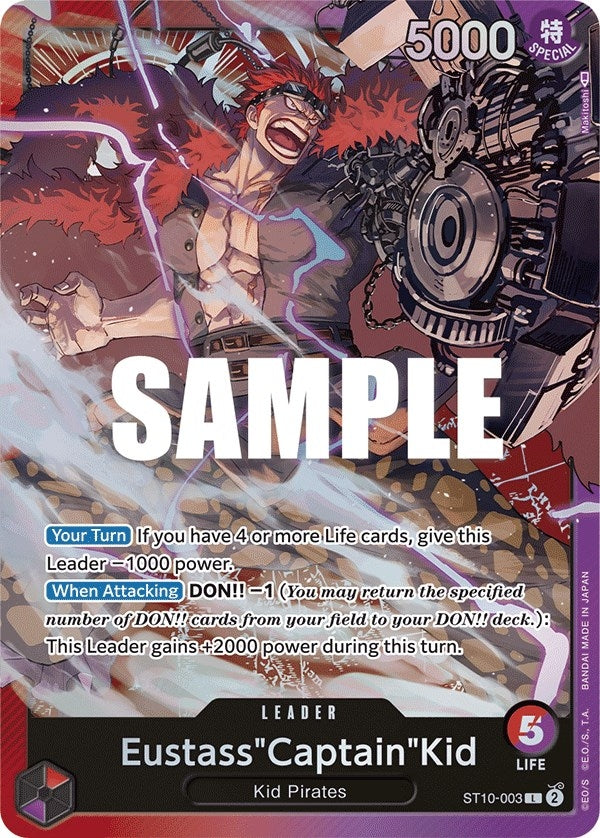 Eustass’Captain’Kid (003) (10003) (ST-10) - One Piece Card Game Single