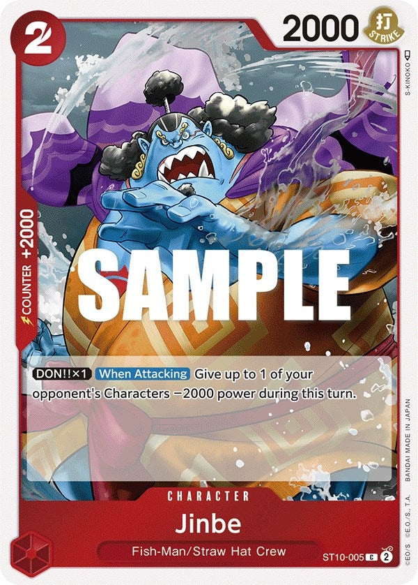Jinbe (10005) (ST-10) - One Piece Card Game Single