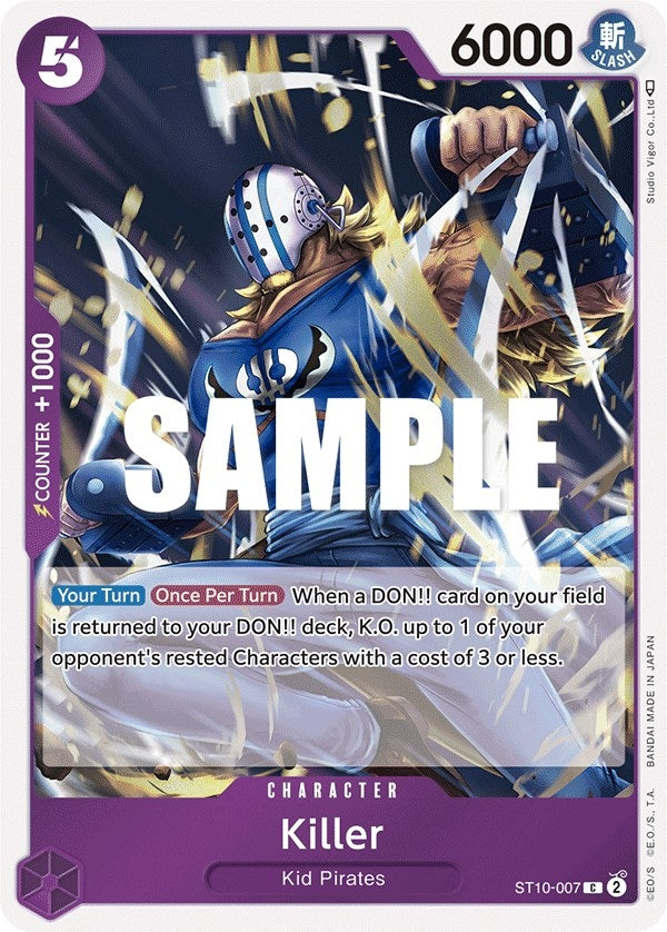 Killer (10007) (ST-10) - One Piece Card Game Single