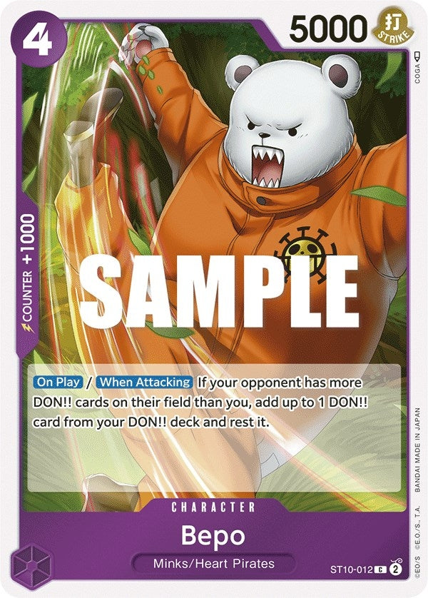 Bepo (10012) (ST-10) - One Piece Card Game Single