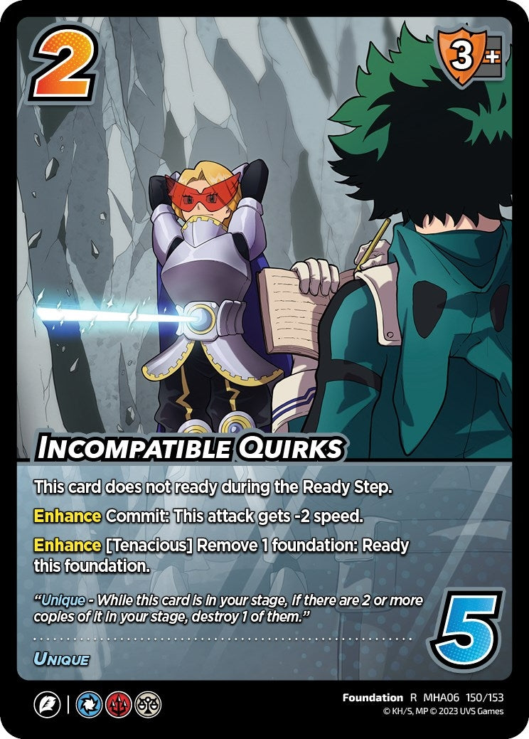 Incompatible Quirks (150) [MHA6] - UniVersus Single
