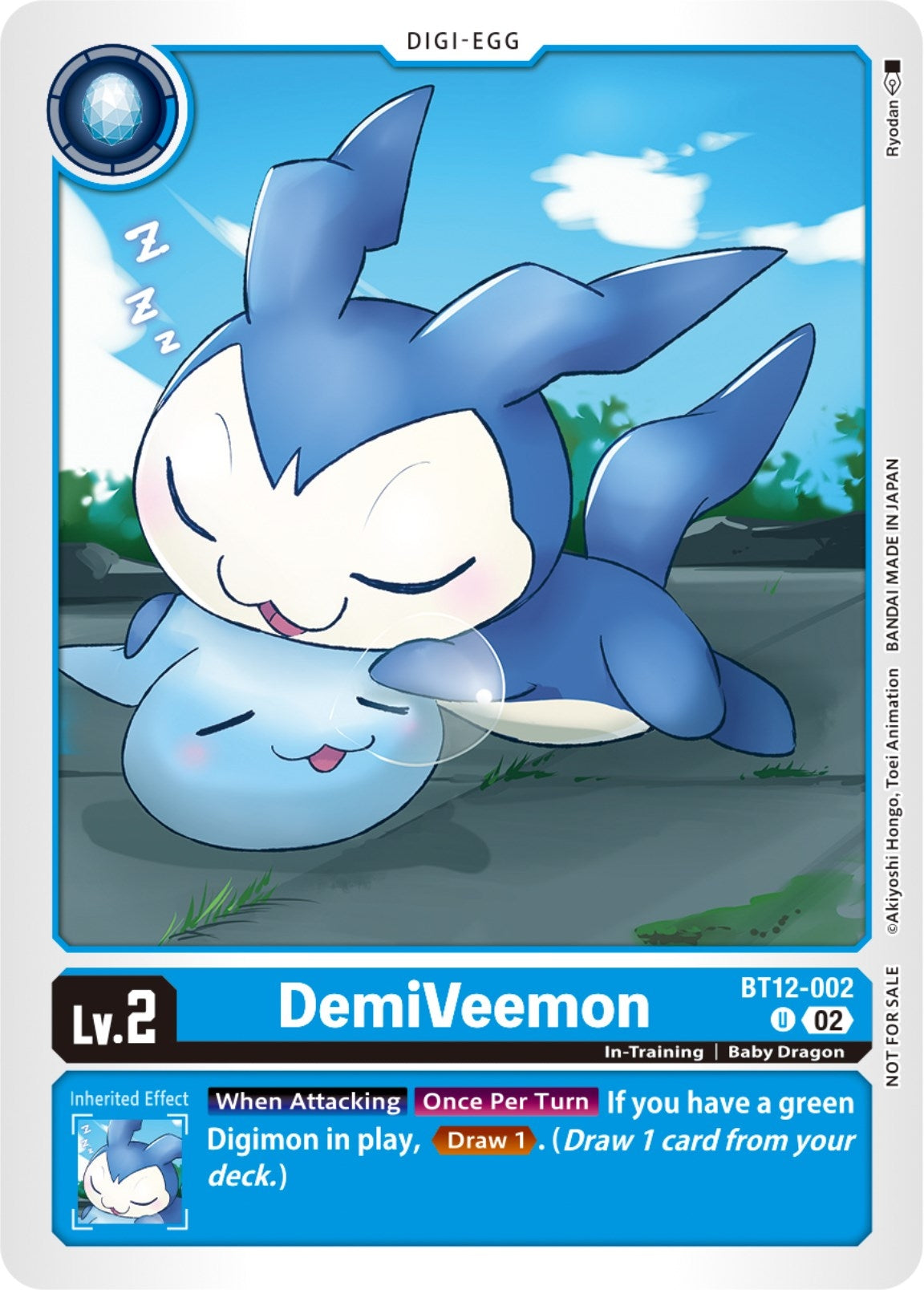 DemiVeemon (NYCC 2023 Demo Deck) (12002) [BT12] - Digimon Card Game Single