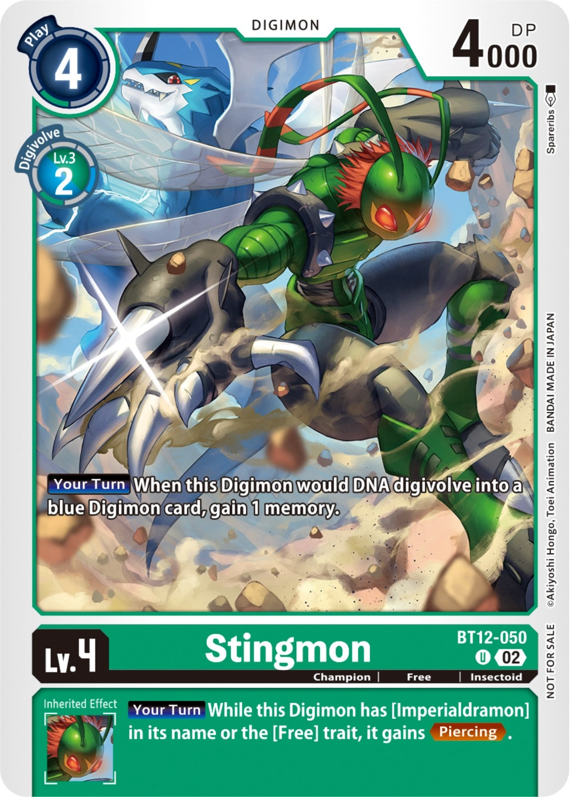 Stingmon (NYCC 2023 Demo Deck) (12050) [BT12] - Digimon Card Game Single