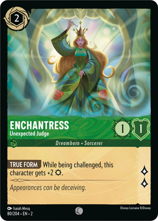 Enchantress - Unexpected Judge (80) (2) - Disney Lorcana Single
