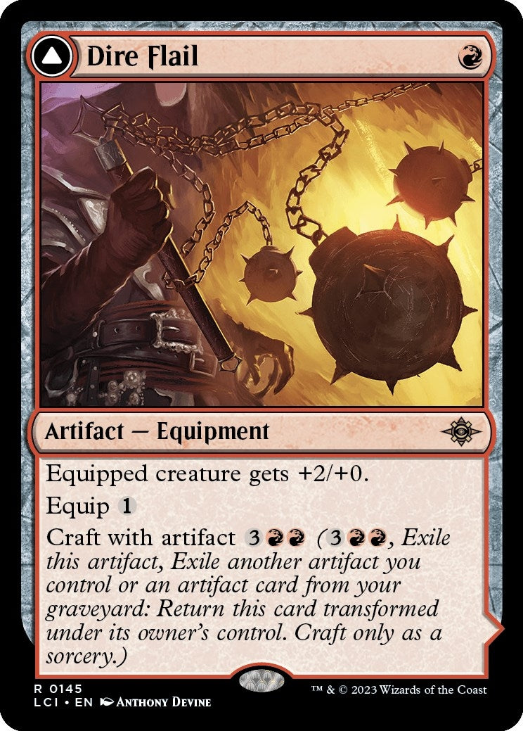 Dire Flail (145) [LCI] - MTG Single
