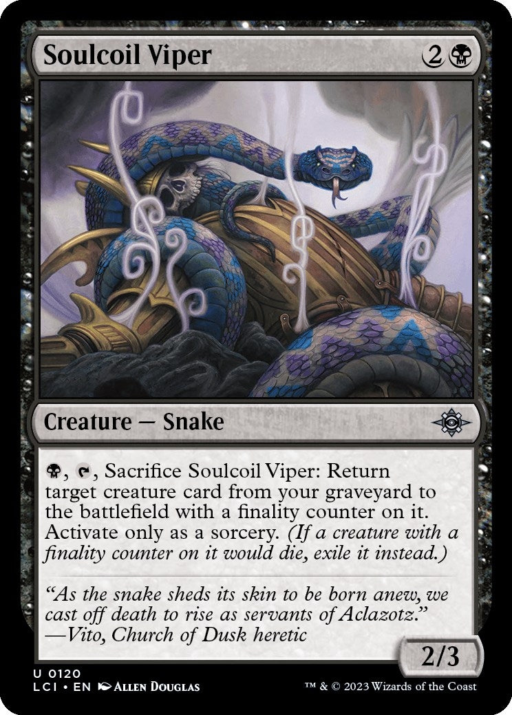Soulcoil Viper (120) [LCI] - MTG Single