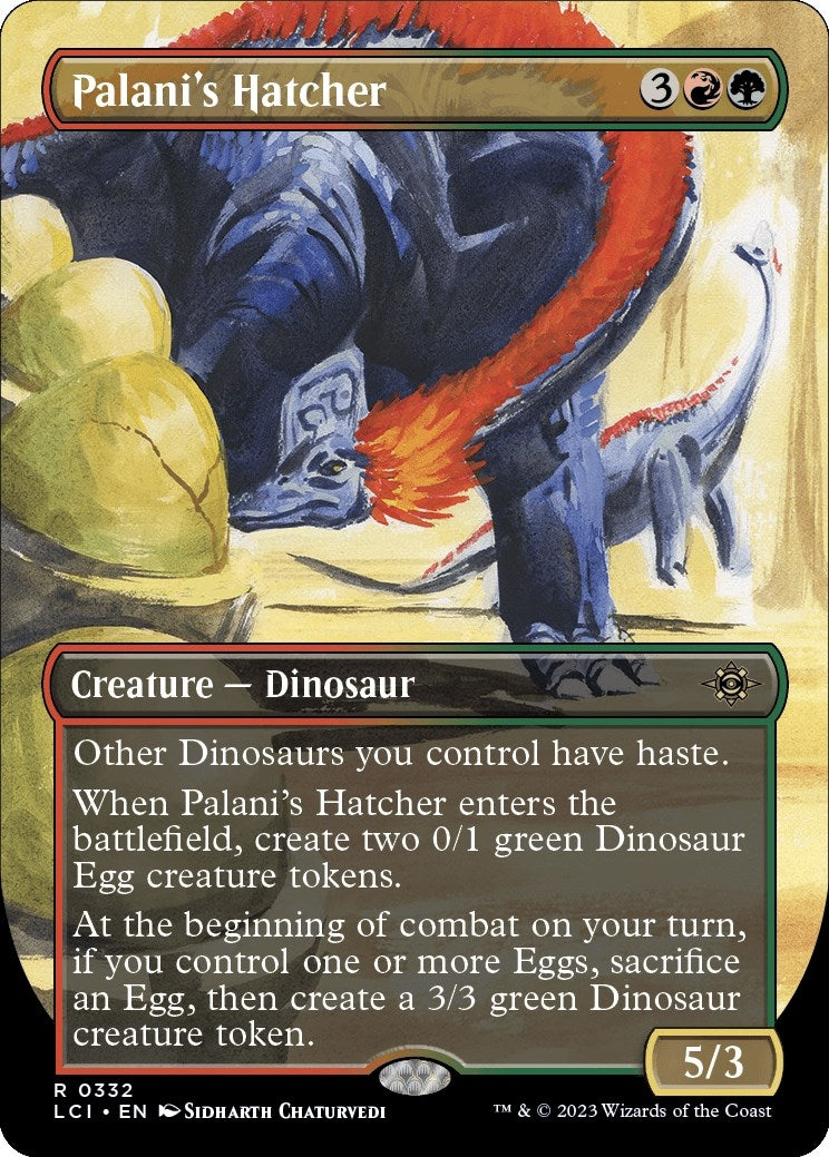 Palani’s Hatcher (Borderless) (332) [LCI] - MTG Single