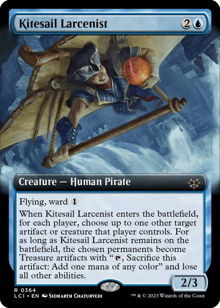 Kitesail Larcenist (Extended Art) (364) [LCI] - MTG Single
