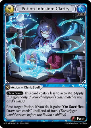 Image for Potion Infusion: Clarity (140) (Alchemical Revolution) - Grand Archive TCG