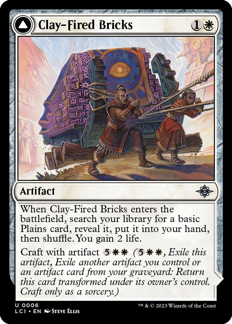 Clay-Fired Bricks (6) [LCI] - MTG Single