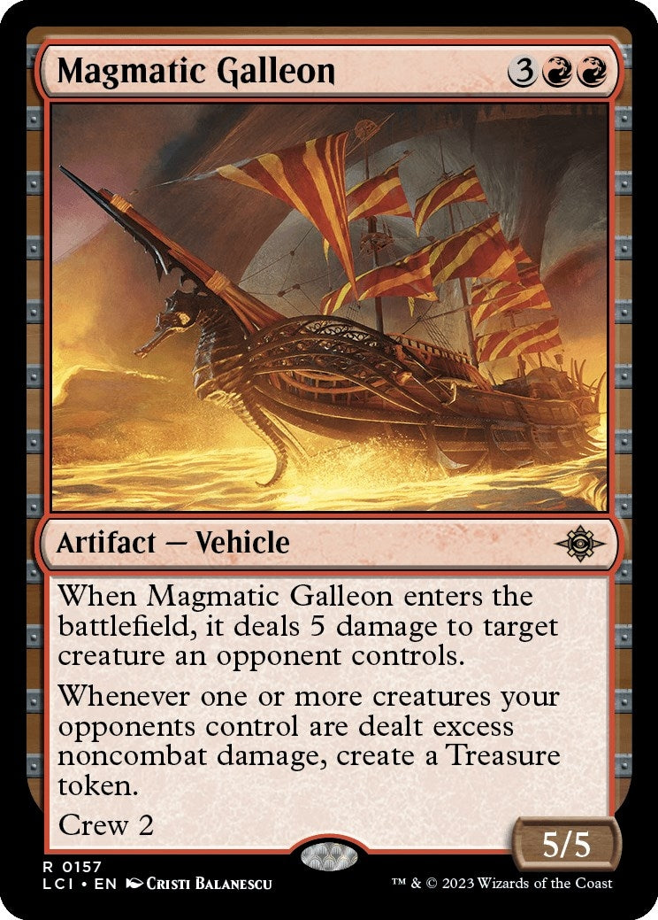 Magmatic Galleon (157) [LCI] - MTG Single