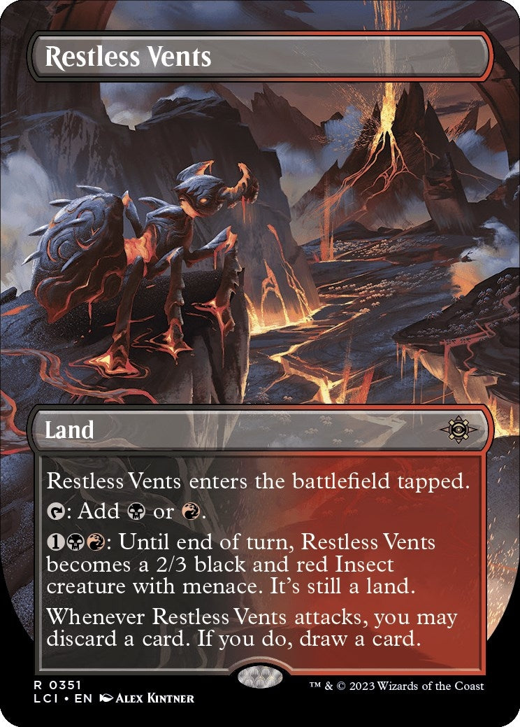 Restless Vents (Borderless) (351) [LCI] - MTG Single