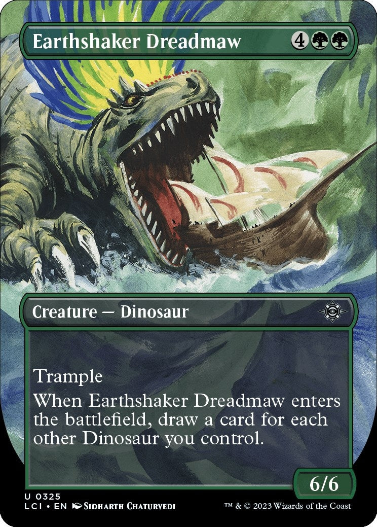 Earthshaker Dreadmaw (Borderless) (325) [LCI] - MTG Single
