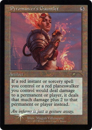 Pyromancer’s Gauntlet (Retro Frame) (1) [MEDIA] - MTG Single