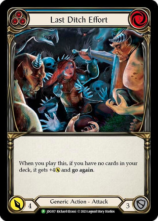 Last Ditch Effort - JDG017 (17) [PR] - Flesh and Blood TCG Single
