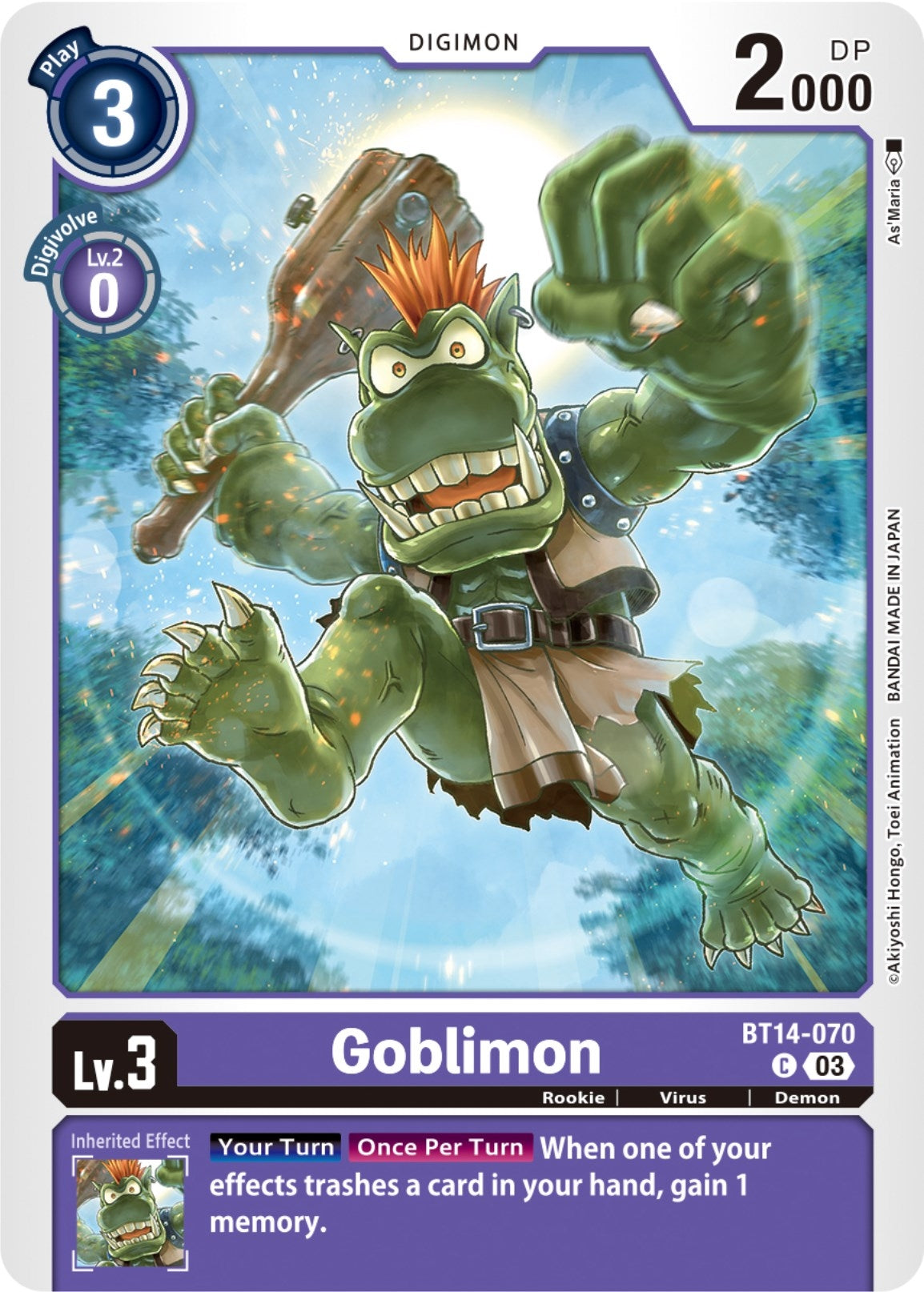 Goblimon (14070) [BT14] - Digimon Card Game Single