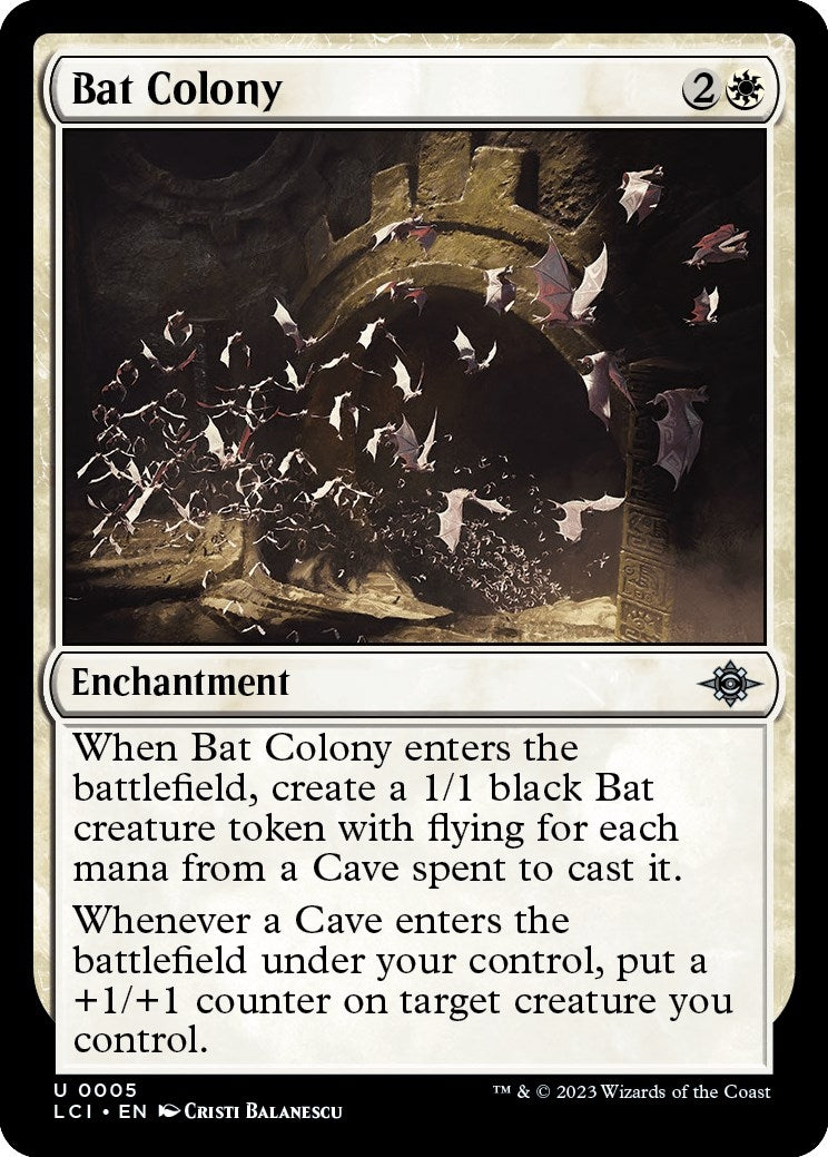 Bat Colony (5) [LCI] - MTG Single