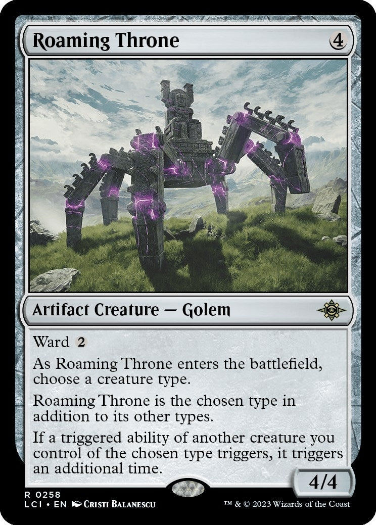 Roaming Throne (258) [LCI] - MTG Single