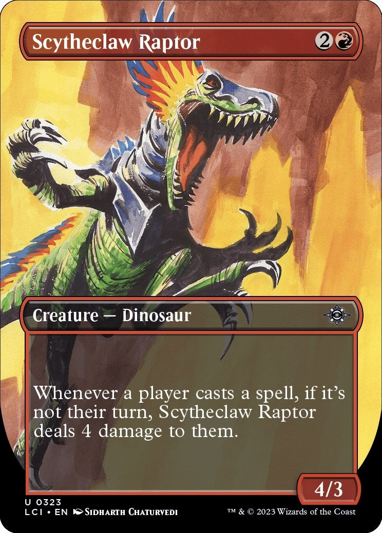 Scytheclaw Raptor (Borderless) (323) [LCI] - MTG Single