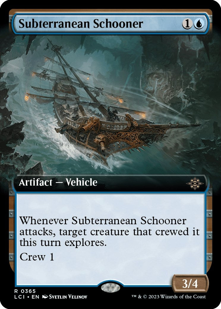 Subterranean Schooner (Extended Art) (365) [LCI] - MTG Single