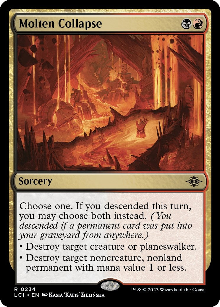 Molten Collapse (234) [LCI] - MTG Single