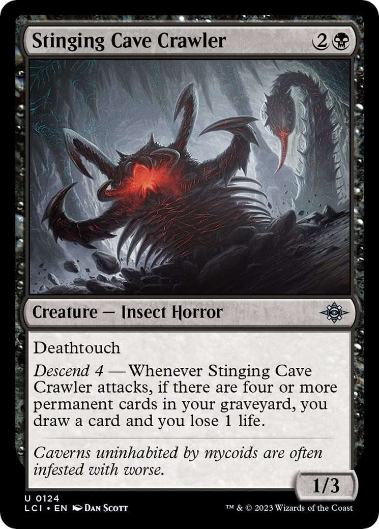 Stinging Cave Crawler (124) [LCI] - MTG Single