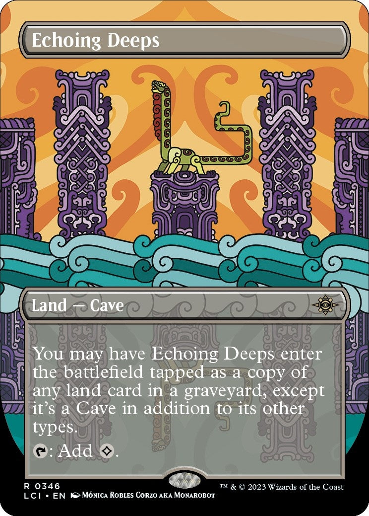 Echoing Deeps (Borderless) (346) [LCI] - MTG Single