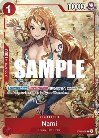 Nami (CS 2023 Celebration Pack) (1007) (OP-PR) - One Piece Card Game Single