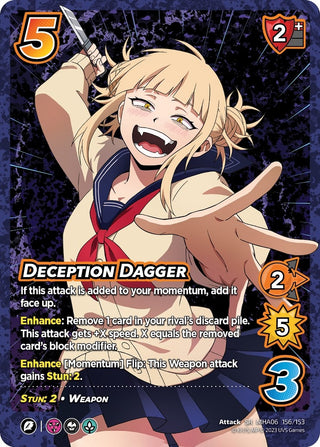 Deception Dagger (156) [MHA6] - UniVersus Single