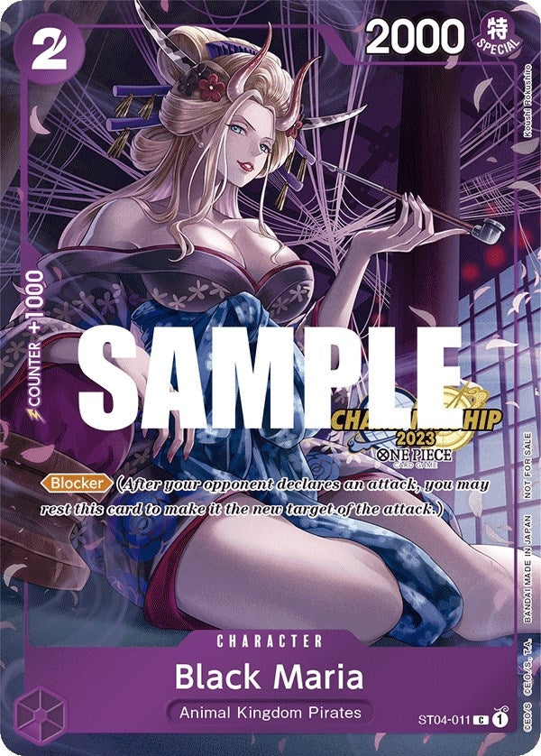 Black Maria (CS 2023 Celebration Pack) (4011) (OP-PR) - One Piece Card Game Single
