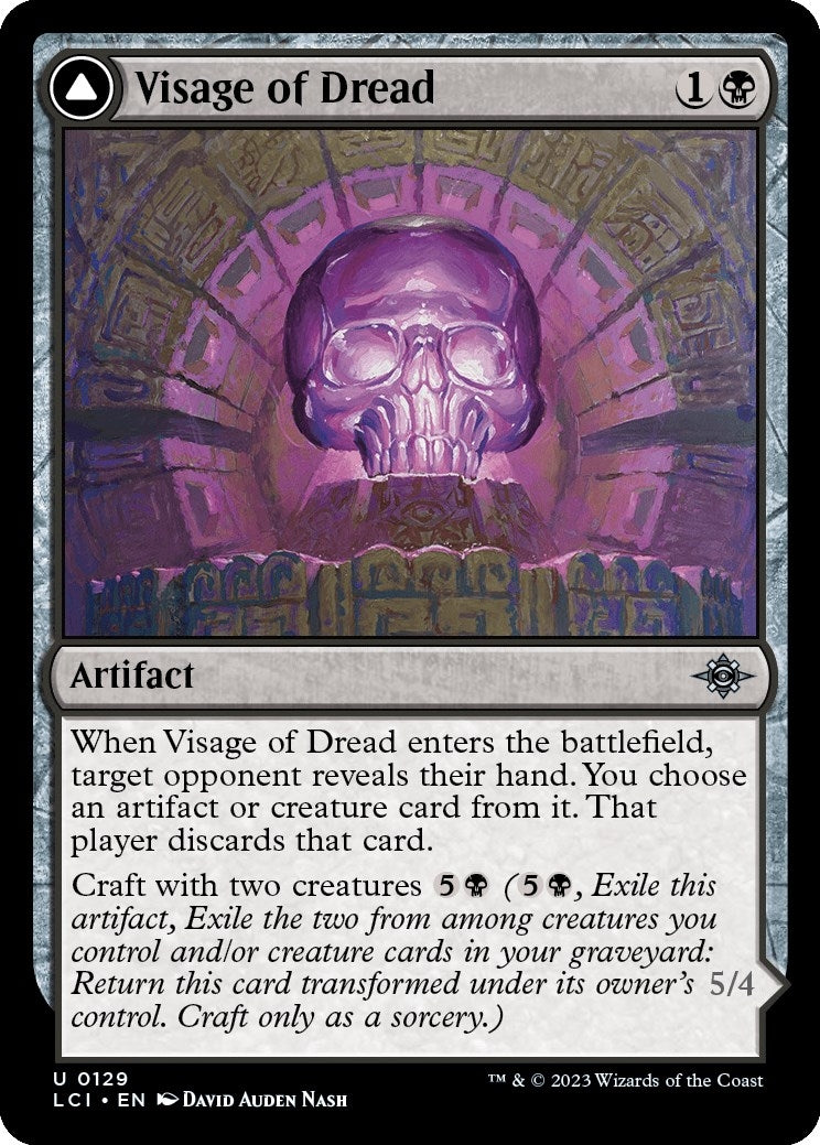 Visage of Dread (129) [LCI] - MTG Single
