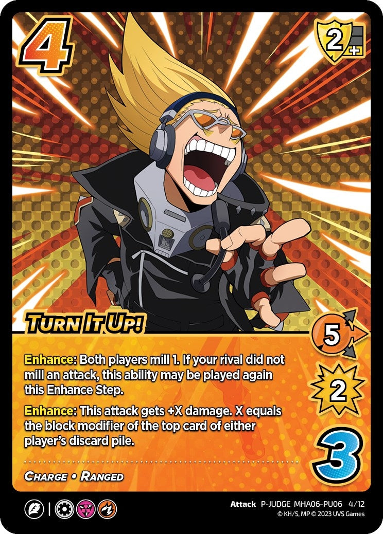Turn It Up! (Plus Ultra Pack 6 Judge) (606412) [MHAP] - UniVersus Single
