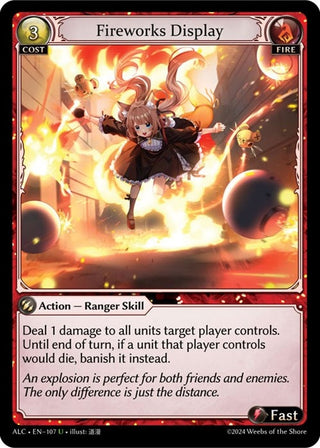 Image for Fireworks Display (107) (Alchemical Revolution) - Grand Archive TCG