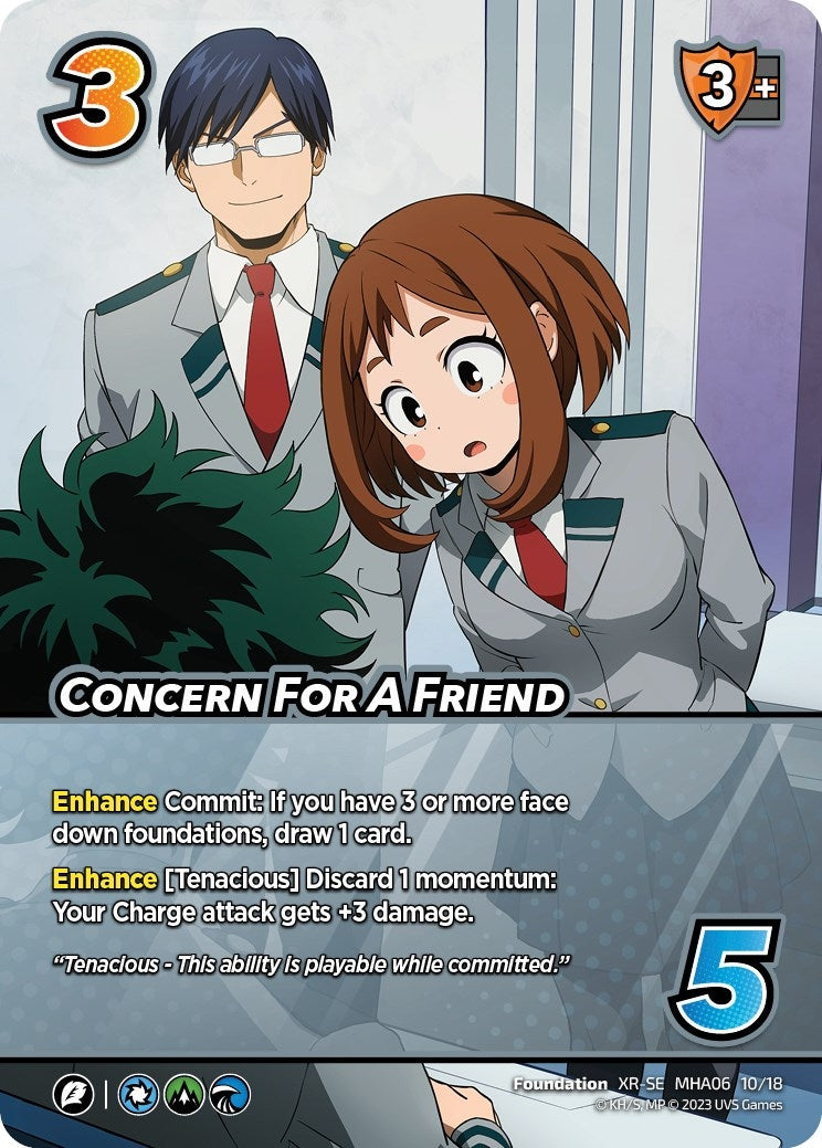 Concern For A Friend (XR) (10) [MHA6] - UniVersus Single