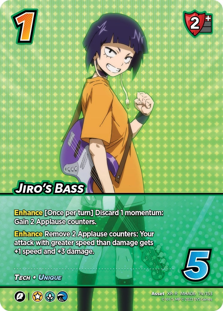 Jiro’s Bass (XR) (74) [MHA6] - UniVersus Single