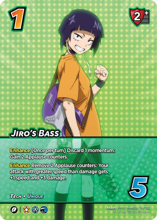 Jiro’s Bass (XR) (74) [MHA6] - UniVersus Single