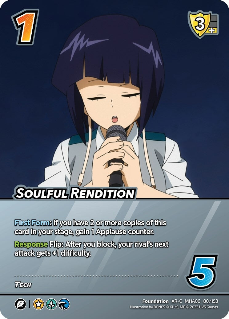 Soulful Rendition (XR) (80) [MHA6] - UniVersus Single