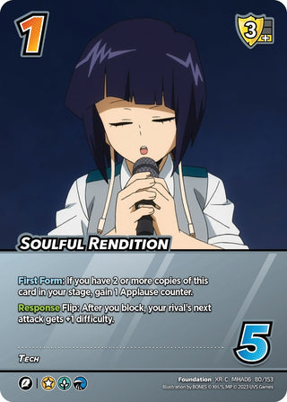 Soulful Rendition (XR) (80) [MHA6] - UniVersus Single