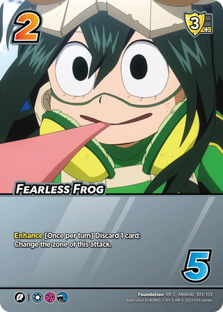 Fearless Frog (XR) (105) [MHA6] - UniVersus Single