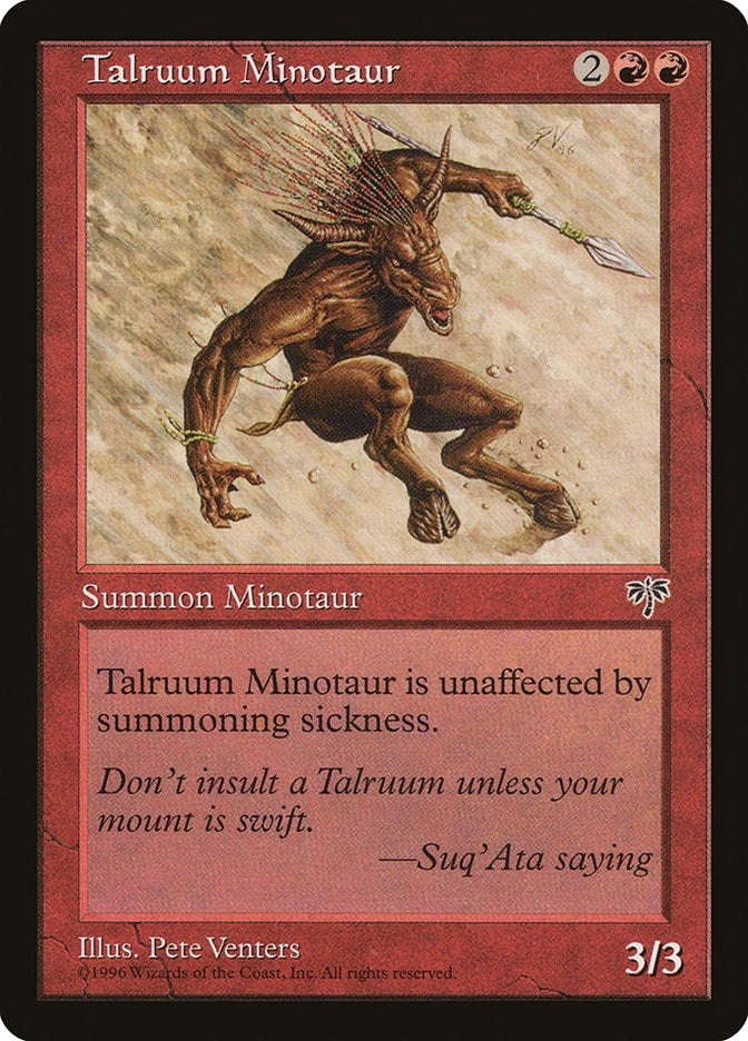 Talruum Minotaur [MIR] - MTG Single