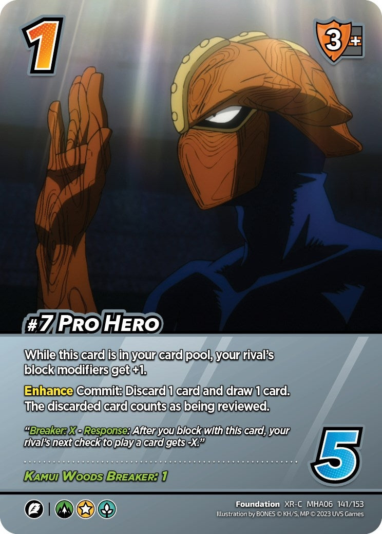 #7 Pro Hero (XR) (141) [MHA6] - UniVersus Single