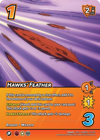 Hawks’ Feather (XR) (41) [MHA6] - UniVersus Single
