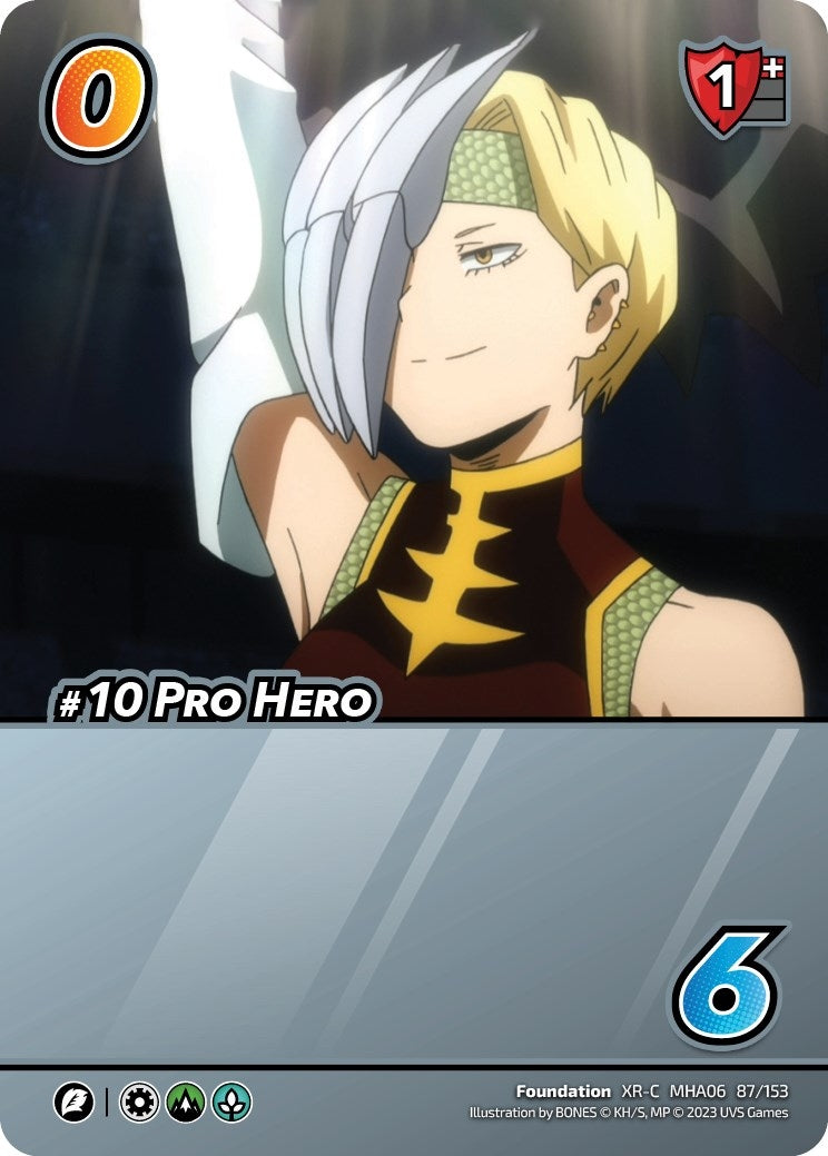 #10 Pro Hero (XR) (87) [MHA6] - UniVersus Single