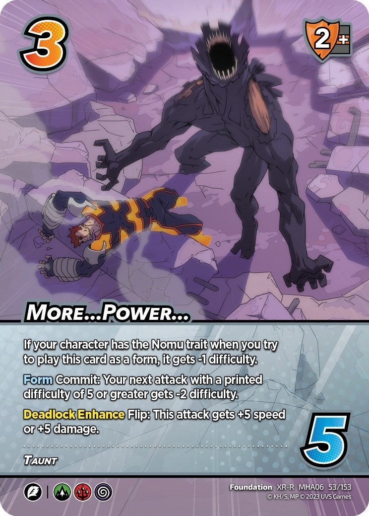 More...Power... (XR) (53) [MHA6] - UniVersus Single